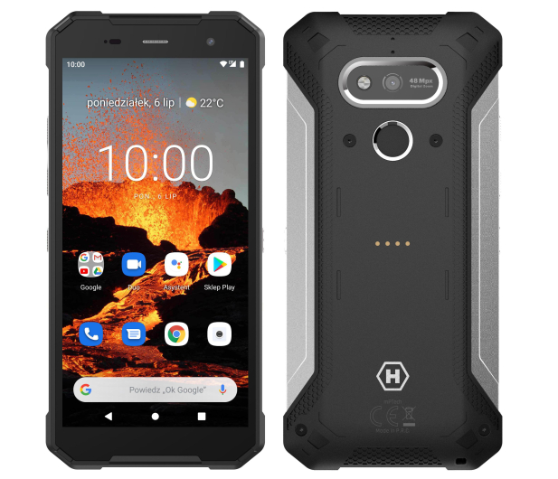 myPhone Hammer Explorer Pro Srebrny+ Powerbank - 700441 - zdjęcie